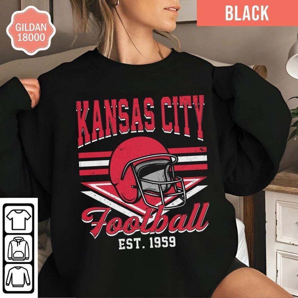 Kansas City Chiefs 1959 Football Retro Graphic Fan Sweatshirt